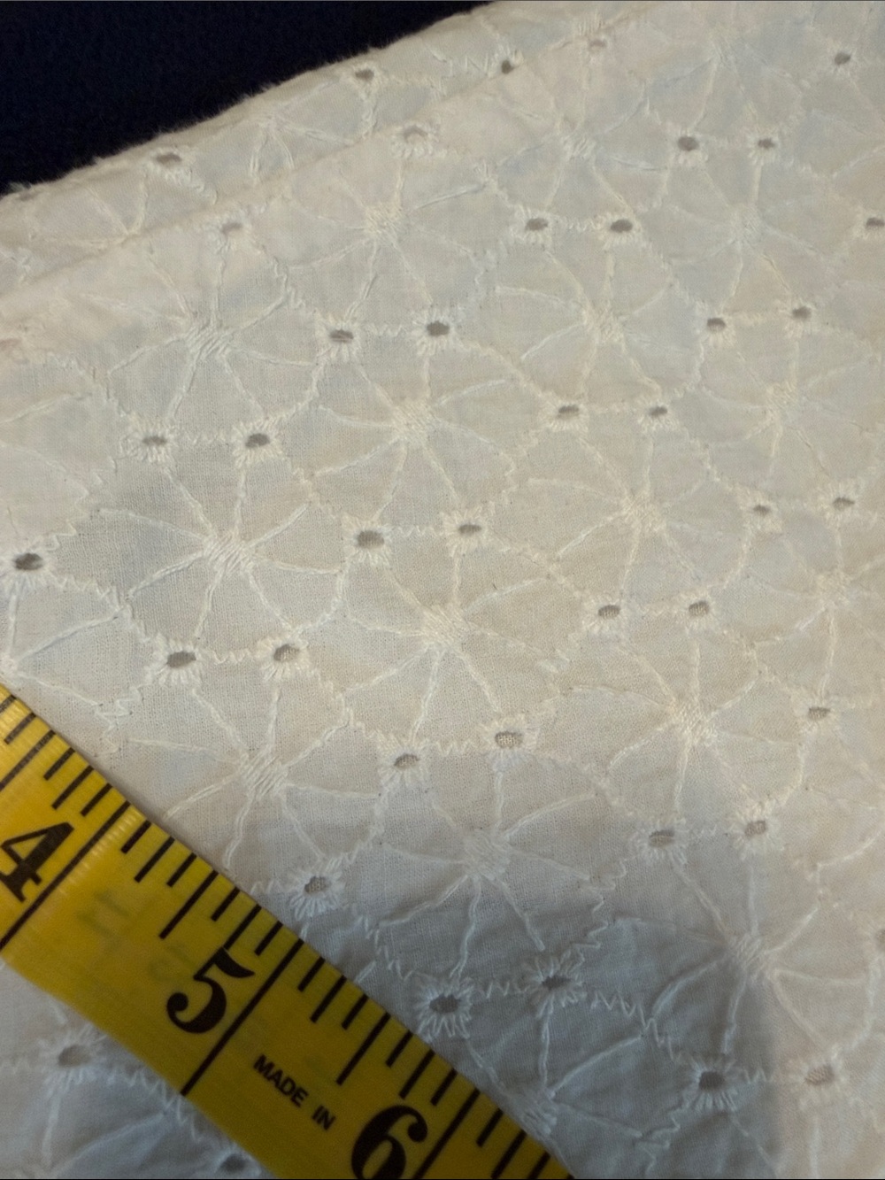 Autograph White Eyelet A-Line Skirt - Cotton- Cottage core - Picture 8 of 8
